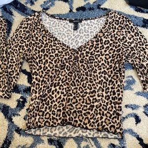 Cheetah print long sleeve
